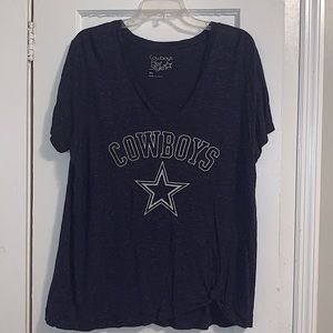 Dallas Cowboys Women’s V-Neck Short Sleeve